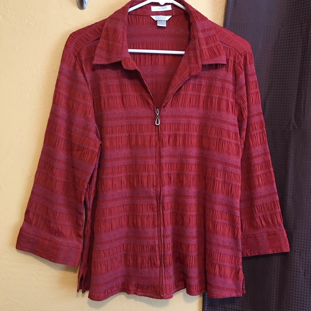 Christopher & Banks Burnt Orange Top